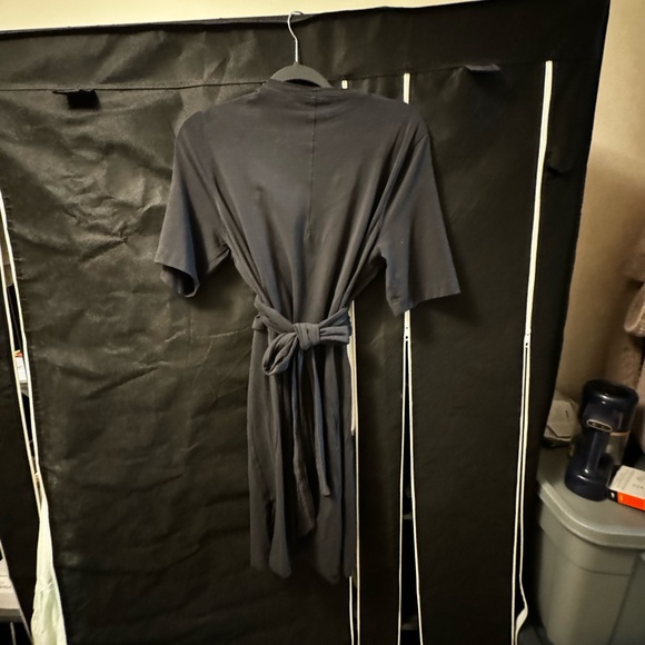 Beautiful Super Soft Black Lululemon wrap dress , woman’s size 8  I paid $167.24 - Picture 2 of 5